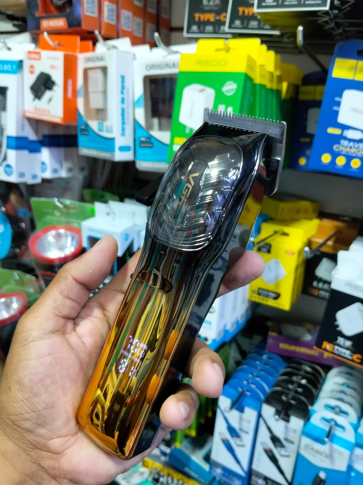 Maquina de cortar cabello profesional Inalambrica Cod:5055 driver :02
