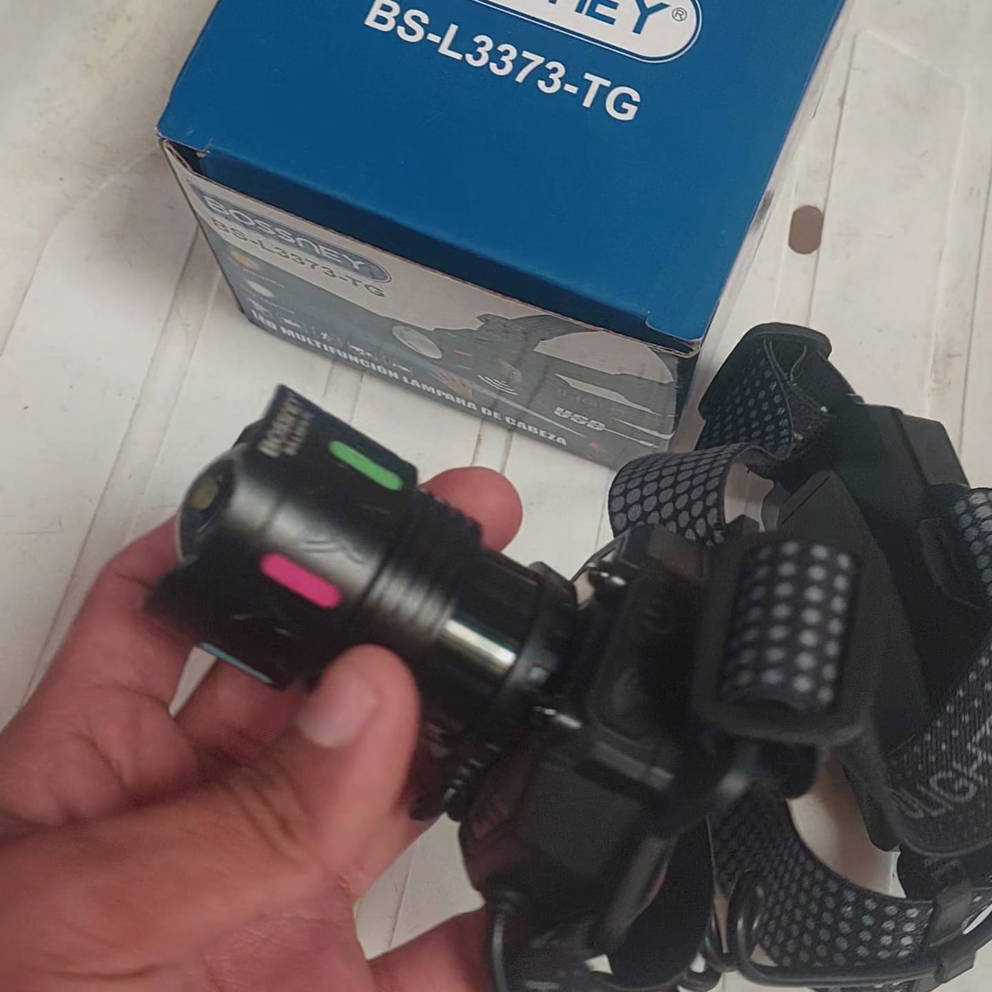 Linterna minera recargable Cod:6064 driver :03