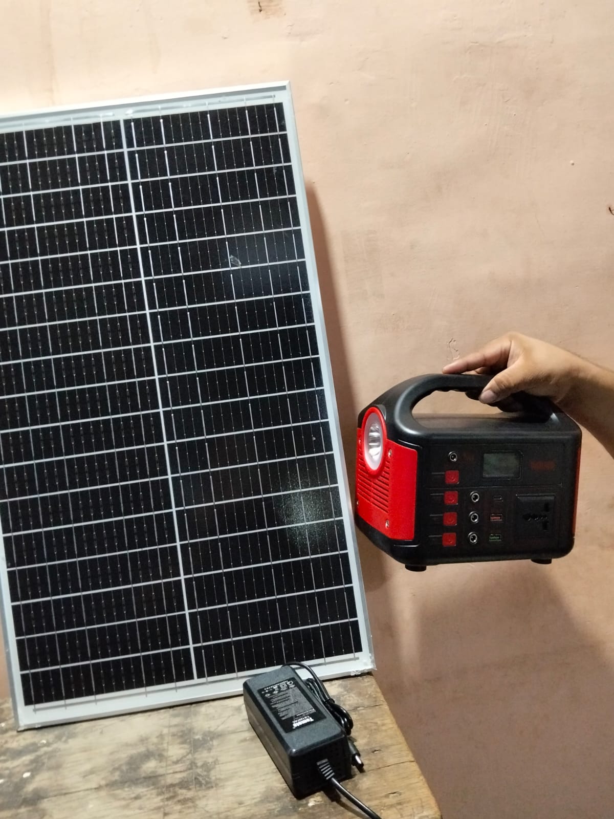 kit solar 300W con panel solar Cod:1450 driver:01