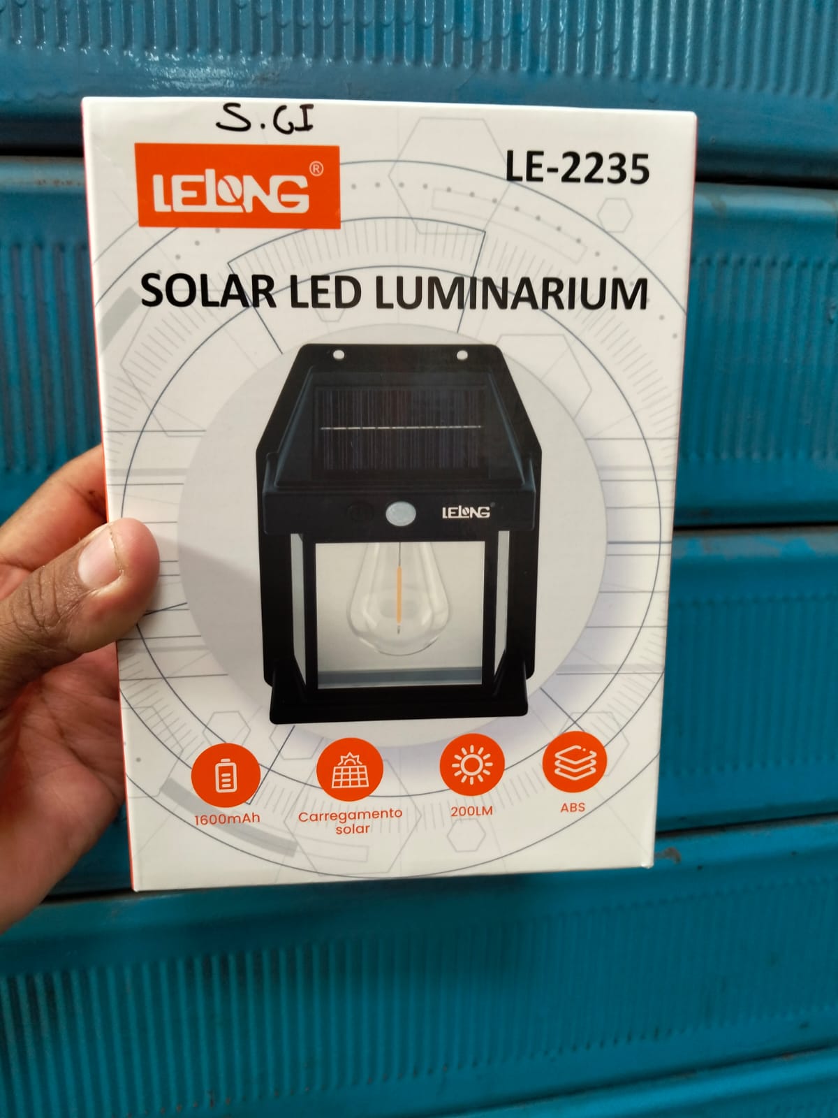 luminaria solar luz amarilla cod:1157 driver:01