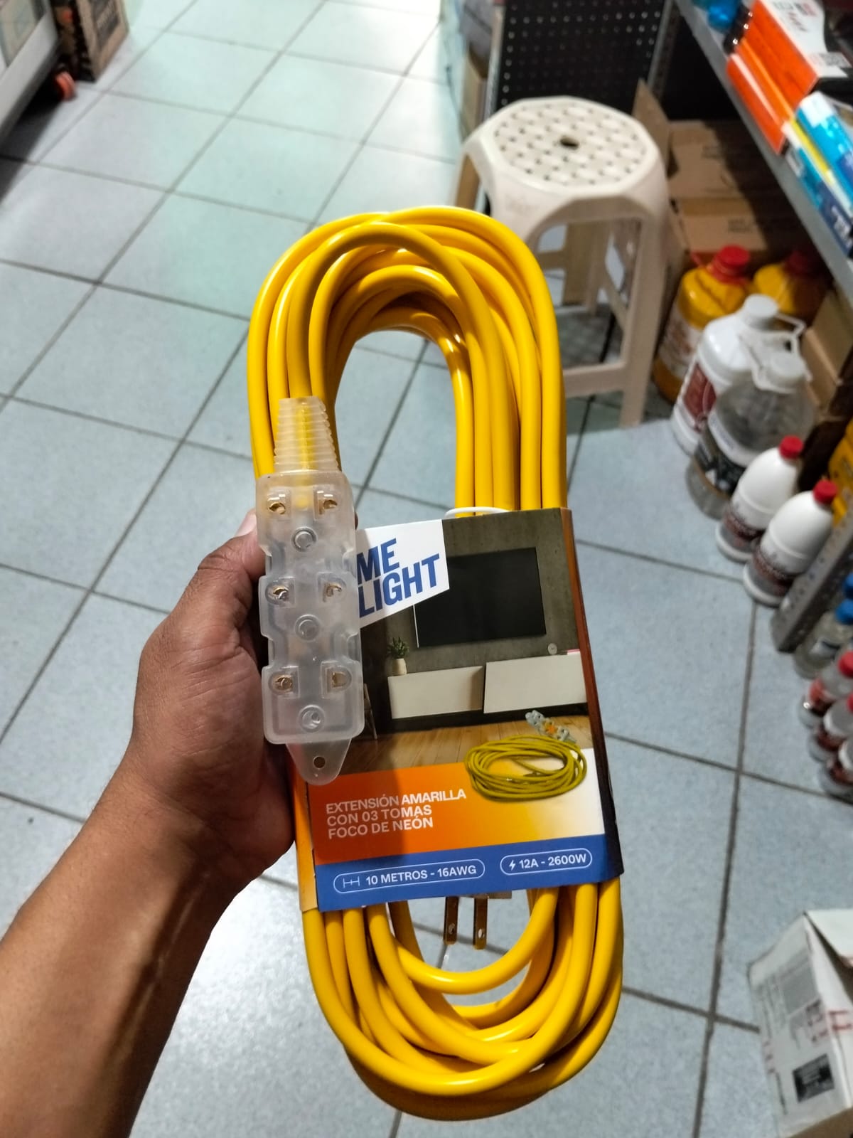 Extensión electrica 10M cod:1517 driver :04