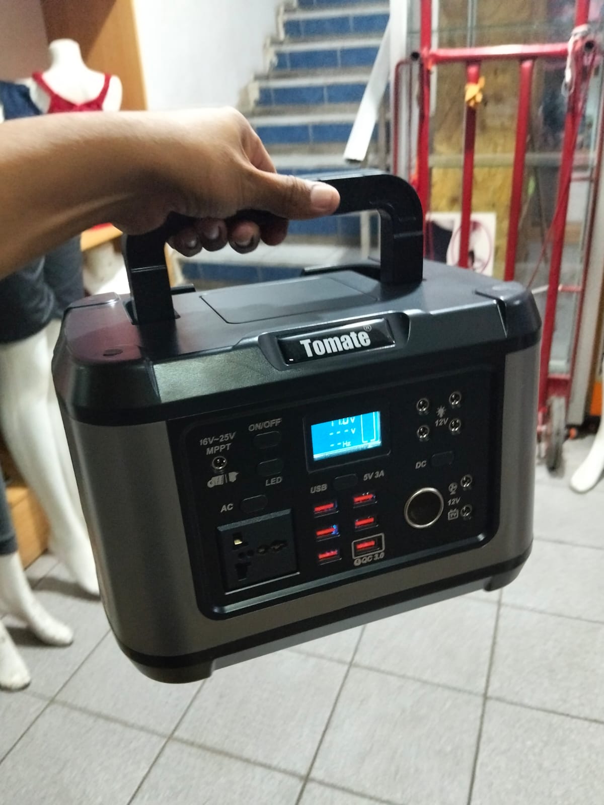 kit solar 500W   portatil Cod:5084 driver :01