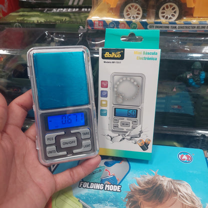 Balanza Gramera Digital Bascula Joyeria de Bolsillo 1 gr a 500 gr Cod:1111 driver :01