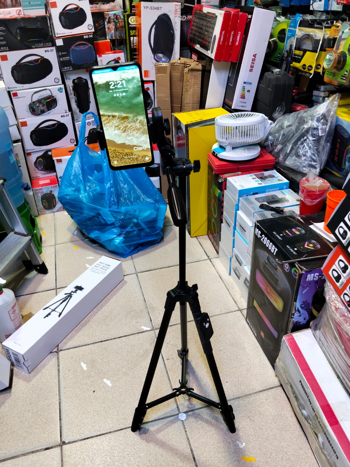 Tripode para celular 1.41 cm Cod:5087 driver :02