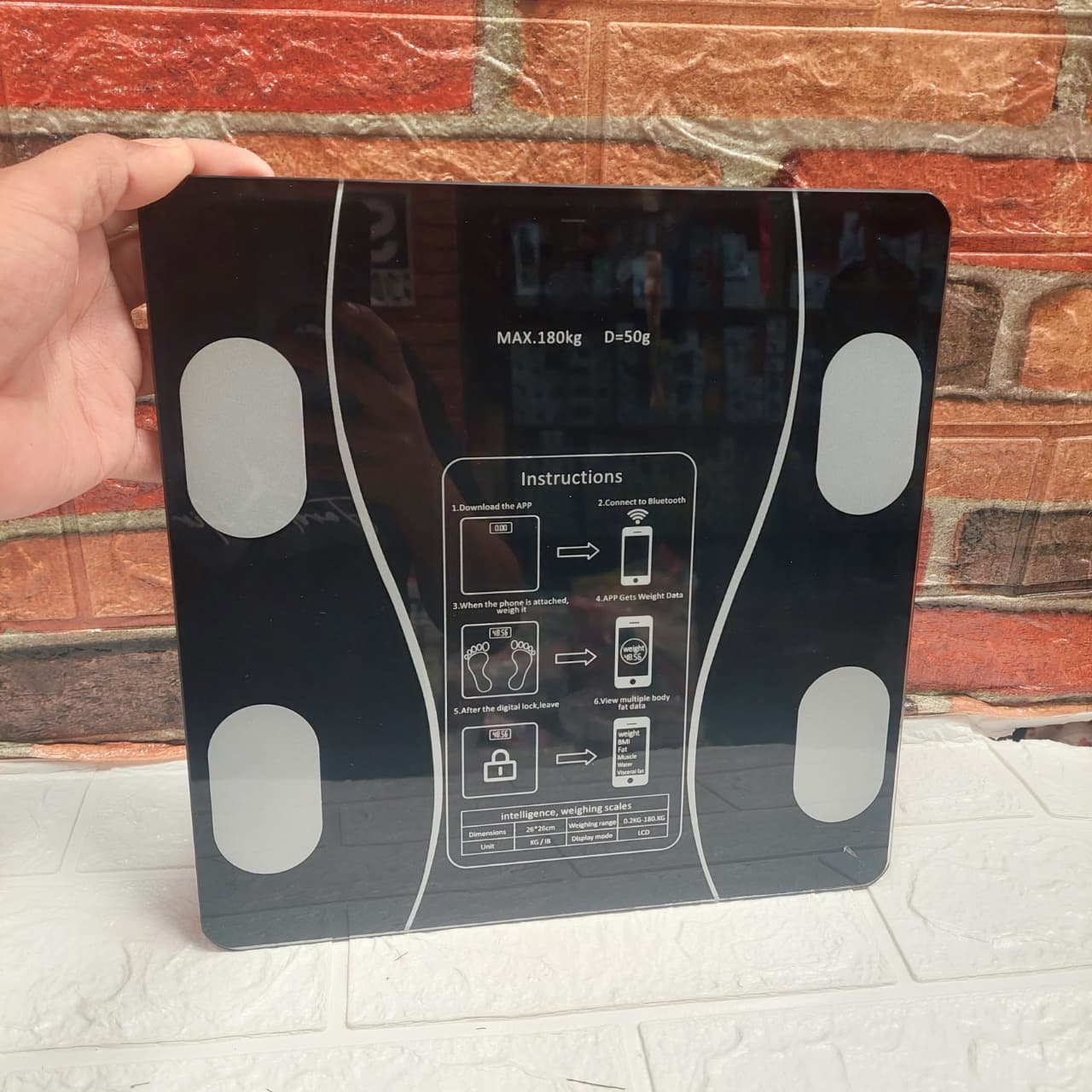 balanza digital  smart bluetooth Cod:3323 Driver 01