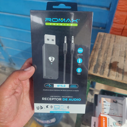 Receptor de Audio Portátil Inalámbrico Cod:1181 driver:01