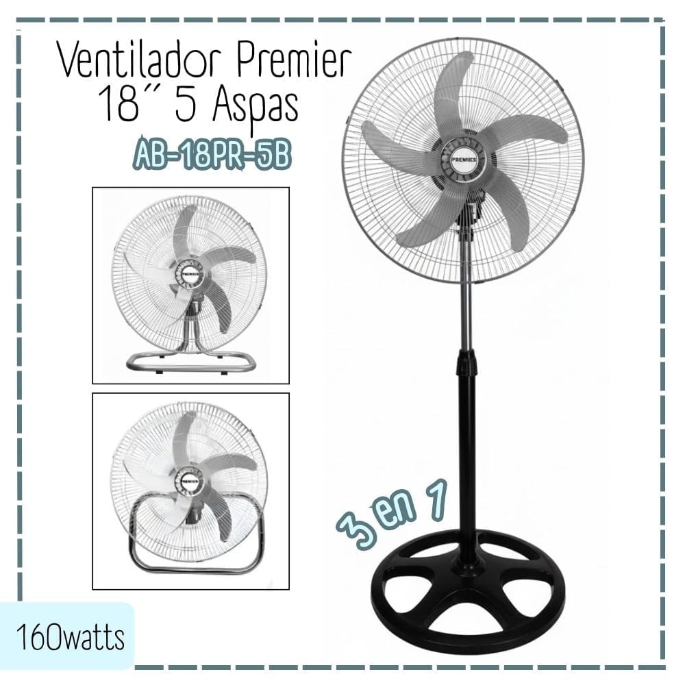 ventilador 3 en 1 160W Cod:5073 driver:03