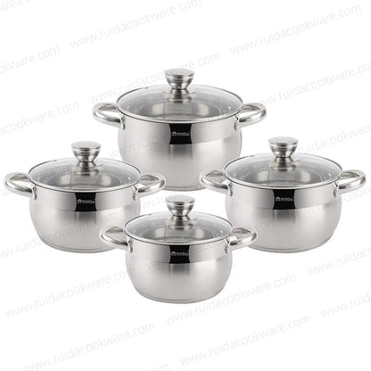 Ollas de acero inoxidable Cod:3013 driver:02