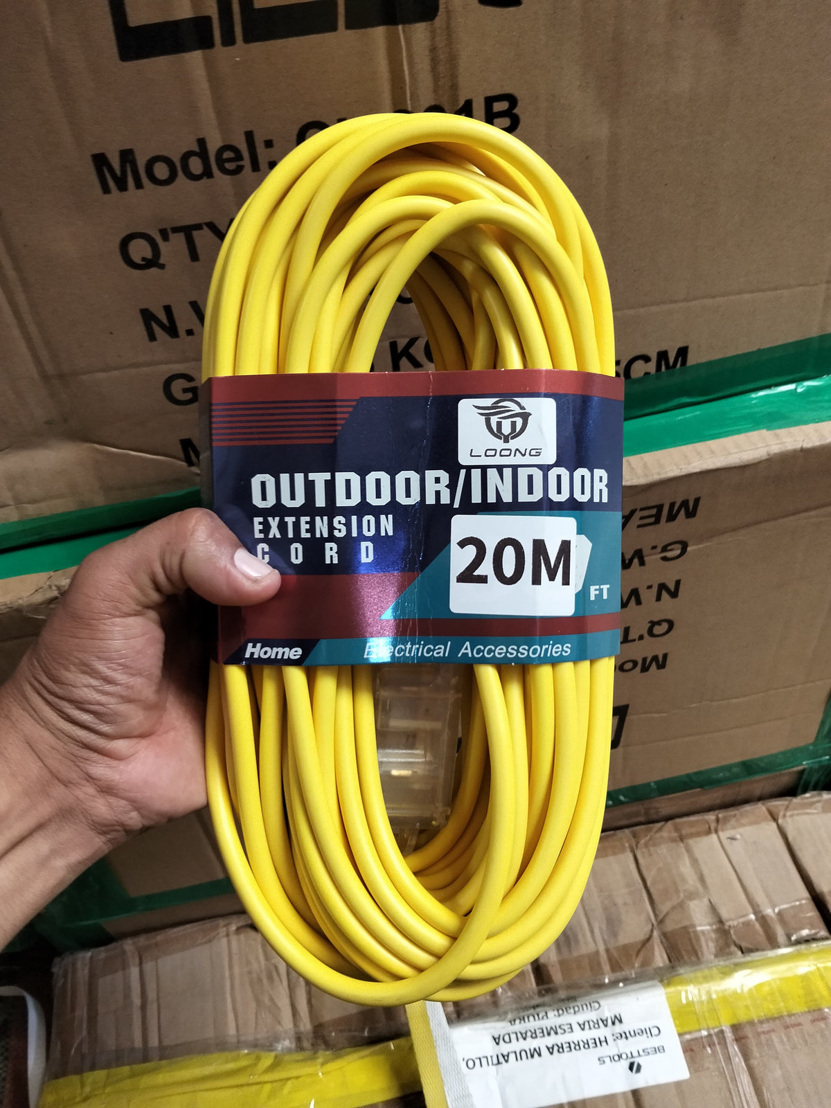 Extension electrica 20M cod:1480 driver:03