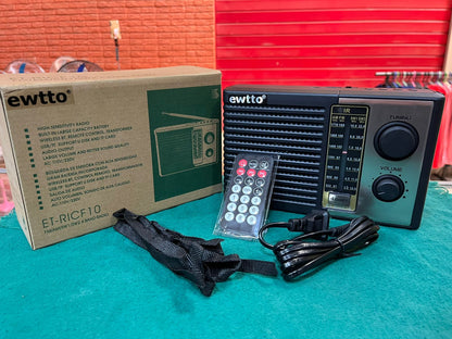 Radio FM/Am corriente y a pilas con control remoto Cod:1360 driver :03