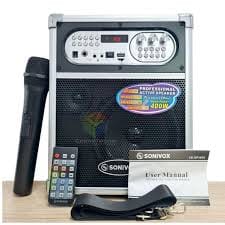 Parlante Bluetooth 400W con microfono  Cod:3012 driver:02
