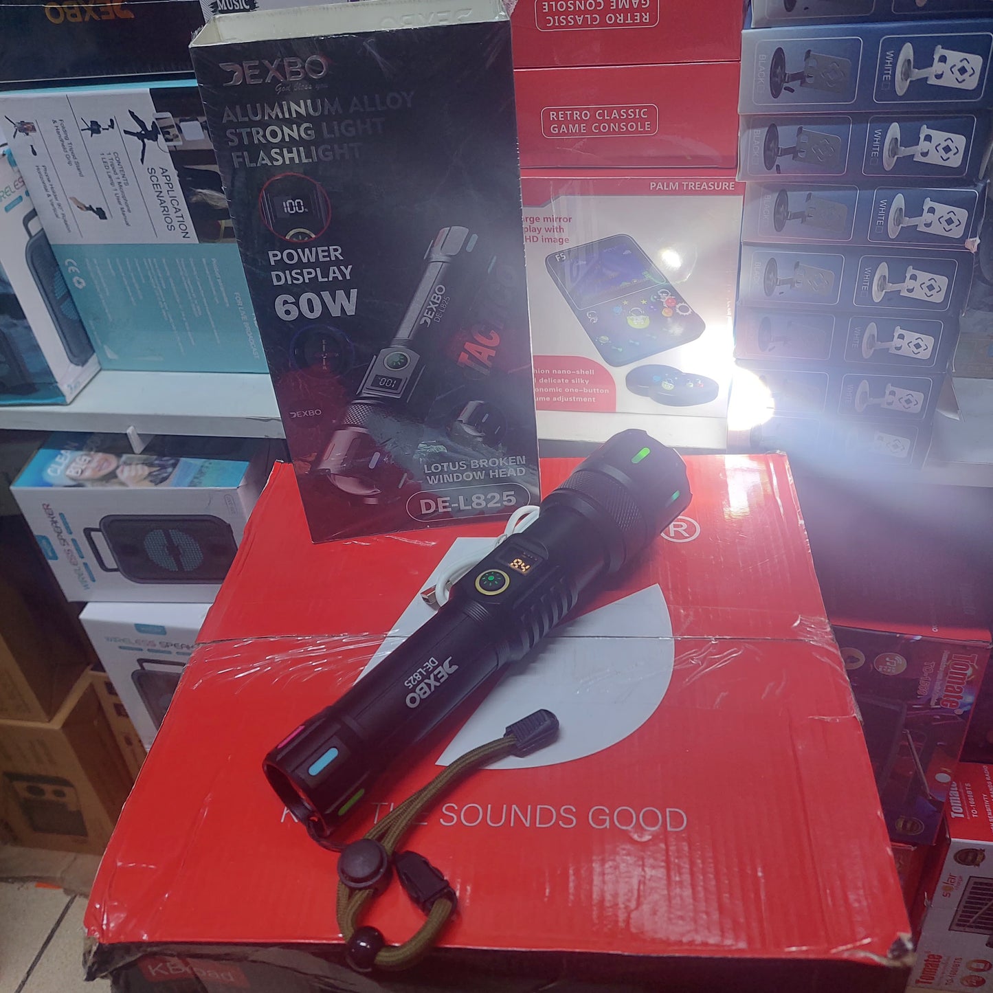 Linterna recargable 60W Cod:6071 driver:02