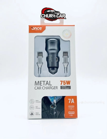 cigarrera cargador 75w para carro Cod:1329 driver :02