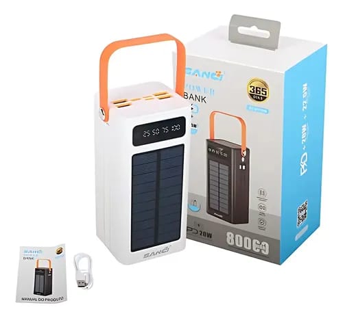 bateria portatil 80000mah solar Cod:1379 driver:02