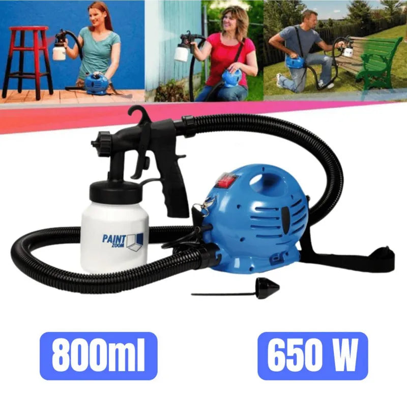 Kit Para Pintar Paint Zoom Compresor Pistola Recipiente Cod:3345 Driver :01