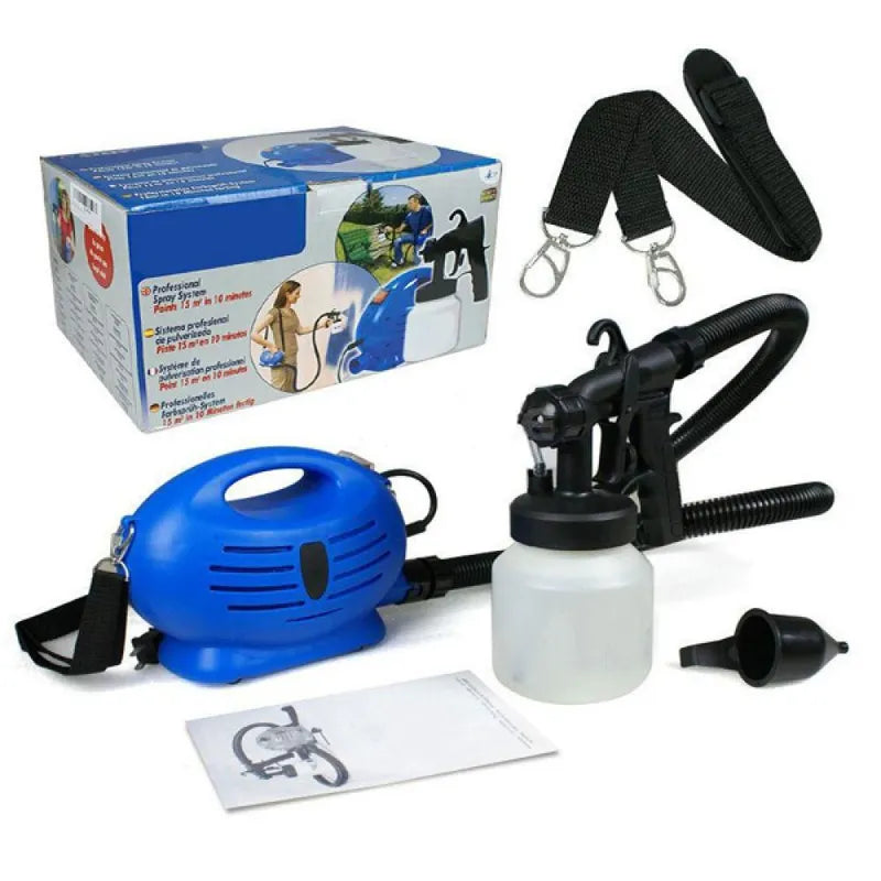 Kit Para Pintar Paint Zoom Compresor Pistola Recipiente Cod:3345 Driver :01
